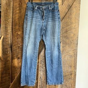 Lee faded blue jeans womens size 12 boot cut